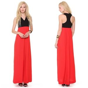 VPL Panopoly Colorblock Racerback Maxi Dress S